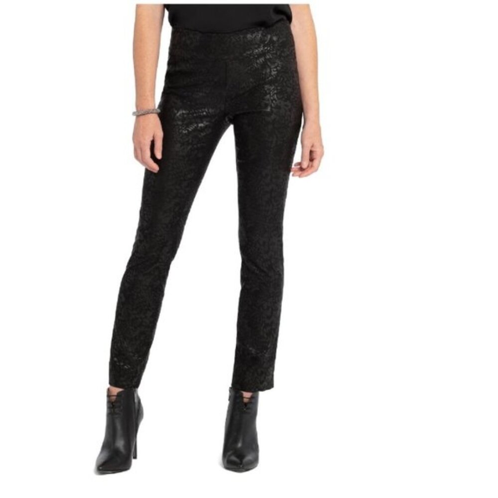 NIC+ZOE Wonder Stretch Embossed Slim Pants